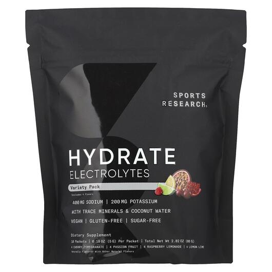 Основне фото товара Hydrate Electrolytes Variety Pack, Електроліти, 16 шт