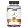 Фото товару Zhou Nutrition, K2 + D3 Strawberry, Вітаміни D3 K2, 60 таблеток