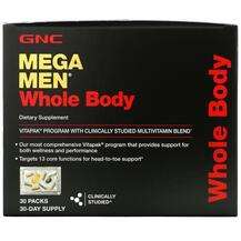 Mega Men Whole Body Витамины Мега Мен GNC 30 шт