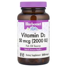 Вітамін D3 Vitamin D3 2000 IU Bluebonnet Nutrition