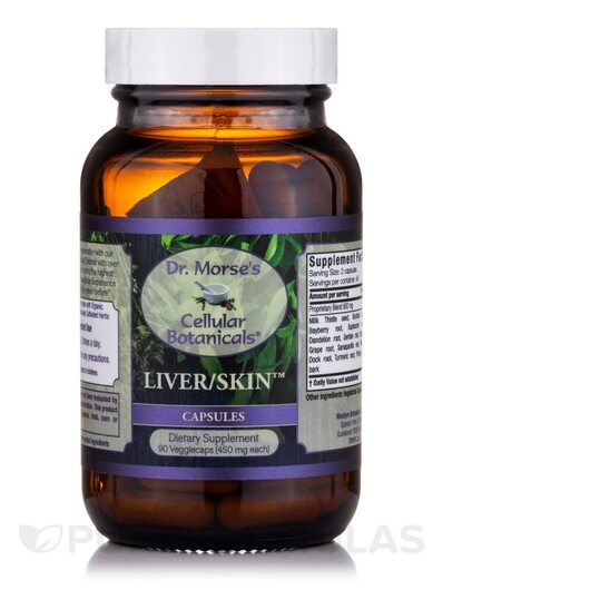 Основное фото товара Doctor Morse's, Поддержка печени, Liver/Skin Capsules, 90 ка