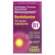 Фото товару Natural Factors, BioCoenzymated B1, Бенфотіамін, 30 капсул