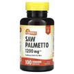 Фото товару Sundance Vitamins, Saw Palmetto 1200 mg, Со Пальметто, 100 капсул