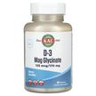 Фото товару KAL, D-3 Mag Glycinate, Магній D3, 90 капсул