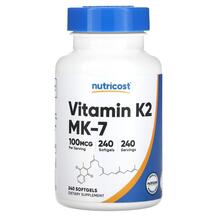 Vitamin K2 100 mcg Витамин K2 Nutricost 240 капсул