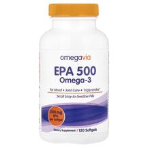 ЕПК EPA 500 Pure EPA Omega-3 OmegaVia 120 капсул