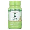 Фото товару High Potency Vitamin E 90 mg 200, Вітамін E Токофероли, 100 капсу