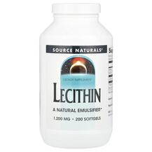 Lecithin 1200 mg Лецитин 1200 мг Source Naturals
