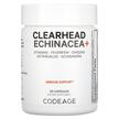 Фото товару Clearhead Echinacea+ Vitamins Feverfew Ginseng, Ехінацея, 90 капс
