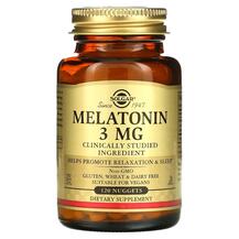 Мелатонін 3 мг Melatonin 3 mg Solgar 120 таблеток