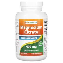 Магній Magnesium Citrate 200 mg Best Naturals