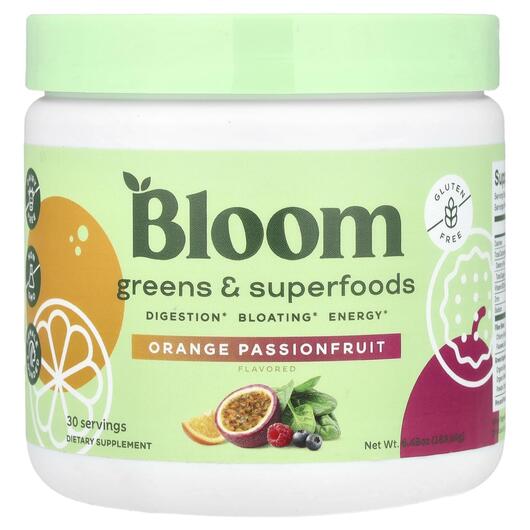 Основное фото товара Bloom, Суперфуд, Greens & Superfoods Orange Passionfruit, 183
