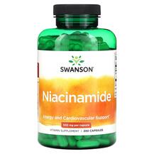 Ніацинамід Niacinamide 500 mg Swanson 250 капсул