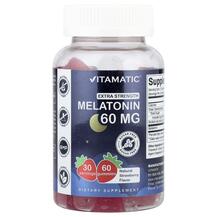 Мелатонін Melatonin Gummies Natural Strawberry Sugar Free