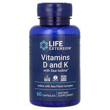 D&K з морським йодом Vitamins D and K with Life