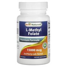 Метилфолат L-Methyl Folate 15000 mcg Best Naturals Метилфолат L-Methyl Folate 15000 mcg Best Naturals