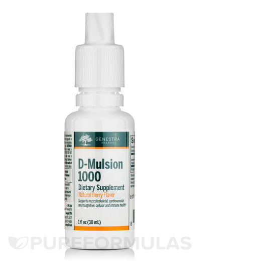Основне фото товара D-Mulsion 1000 Natural Berry, Вітамін D3 Холекальциферол, 30 мл