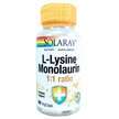 Фото товару Solaray, L-Lysine Monolaurin 1:1 Ratio, L-Лізин Монолаурин, 60...