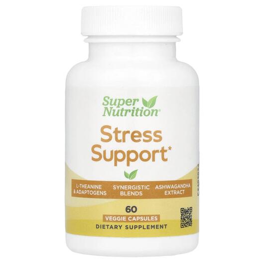 Основне фото товара Super Nutrition, Stress Support, Підтримка стресу, 60 капсул