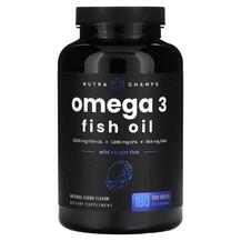 Omega 3 Fish Oil Рыбий жир Омега-3 NutraChamps