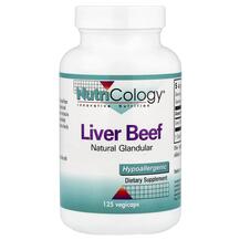 Liver Beef Natural Glandular Бычья печень 125 капсул