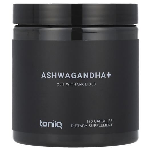 Основное фото товара Toniiq, Ашваганда, Ashwagandha +, 120 капсул