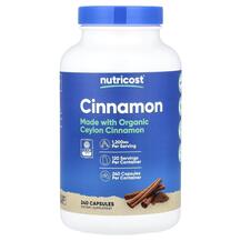 Екстракт кориці Cinnamon Nutricost 240 капсул