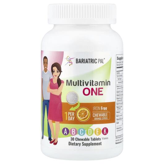 Основне фото товара Multivitamin One Iron Free Orange, Баріатричні вітаміни, 30 табле