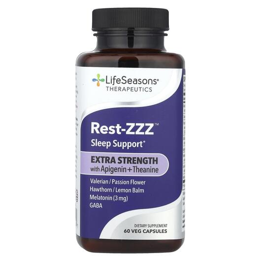 Основне фото товара Therapeutics Rest-ZZZ With Apigenin +Theanine, Підтримка сну, 60 