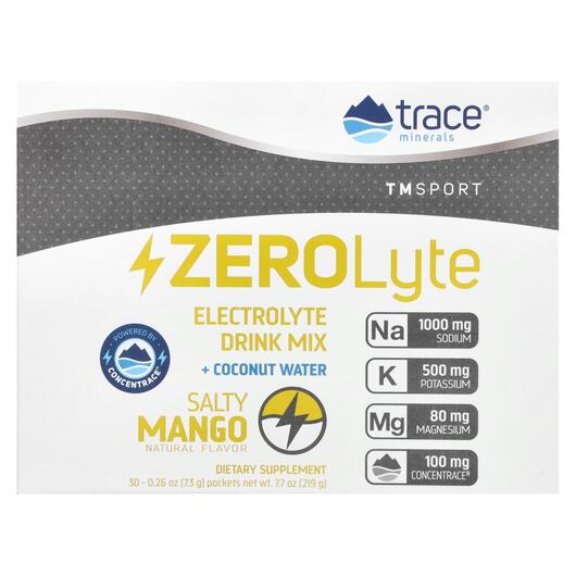 Основне фото товара Trace, TM Sport ZeroLyte Electrolyte Mango, Електроліти, 30 шт