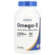 Фото товару Nutricost, Omega-3 2500 mg, Омега 3, 90 капсул