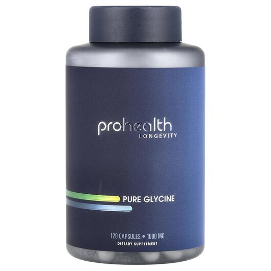 Основное фото товара ProHealth Longevity, L-Глицин, Pure Glycine 1000 mg, 120 капсул