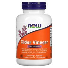 Cider Vinegar Яблочный уксус NOW Foods 180 капсул