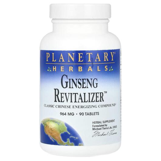 Основне фото товара Ginseng Revitalizer, Женьшень звичайний, 90 таблеток