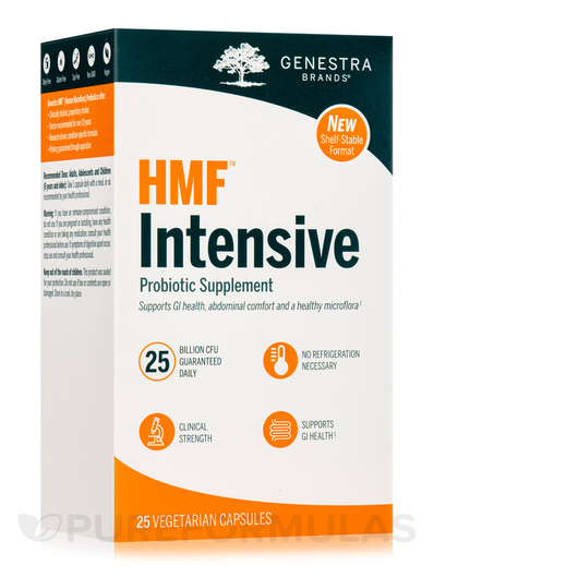 Основне фото товара Genestra, HMF Intensive shelf-stable, Пробіотики, 25 капсул