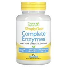Ферменти Simply One Complete Enzymes Super Nutrition Ферменти Simply One Complete Enzymes Super Nutrition