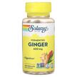 Фото товару Solaray, Fermented Ginger 400 mg, Корінь Імбиру, 100 капсул