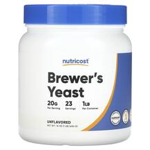 Brewer's Yeast Unflavored Пивные дрожжи Nutricost