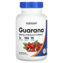 Гуарана Екстракт Guarana 1000 mg Nutricost