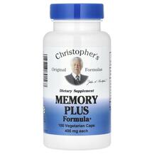 Memory Plus Formula Поддержка мозга Christopher's Original