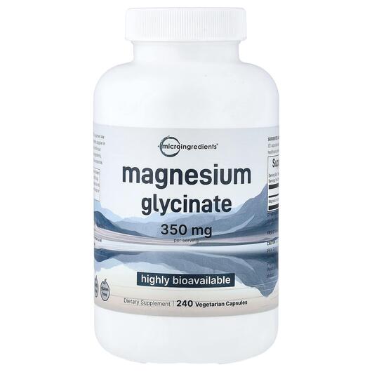 Основное фото товара Магний Глицинат, Magnesium Glycinate, 240 капсул