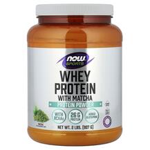 Протеїн Ізолят Sports Whey Protein Powder Matcha NOW