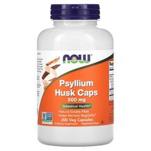 Псиліум Psyllium Husk Caps 500 mg NOW Foods 200 капсул