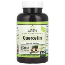 Кверцетин Quercetin 500 mg Herbal Secrets 120 капсул