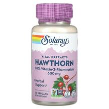 Vital Extracts Hawthorn 600 mg Боярышник Solaray Vital Extracts Hawthorn 600 mg Боярышник Solaray