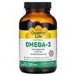 Country Life, Омега 3, Natural Omega-3 1000 mg, 100 softgels