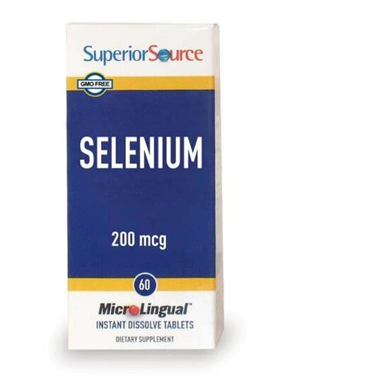 Основне фото товара Selenium 200 mcg, Селен, 60 MicroLingual® Tablets