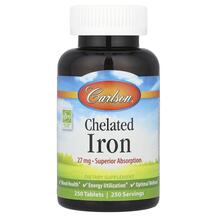 Хелатне Залізо Chelated Iron Carlson 250 таблеток