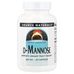 Фото товару Source Naturals, D-Mannose 500 mg 60, D-Манноза 500 мг, 60 капсул