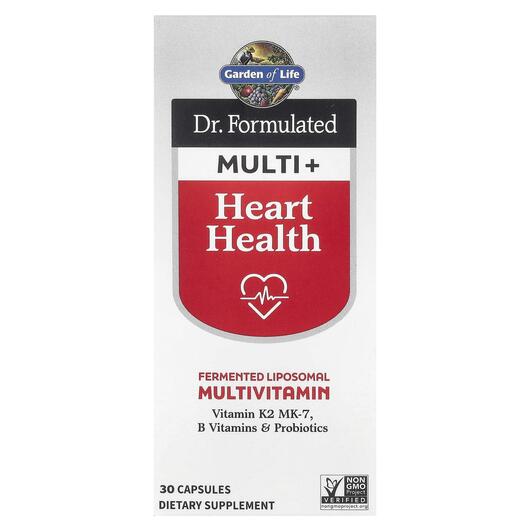 Основне фото товара Dr. Formulated Multi+ Heart Health, Мультивітаміни, 30 капсул